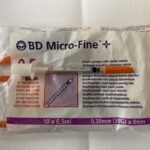 10x Insulin syringe, 10x swab - Image 2